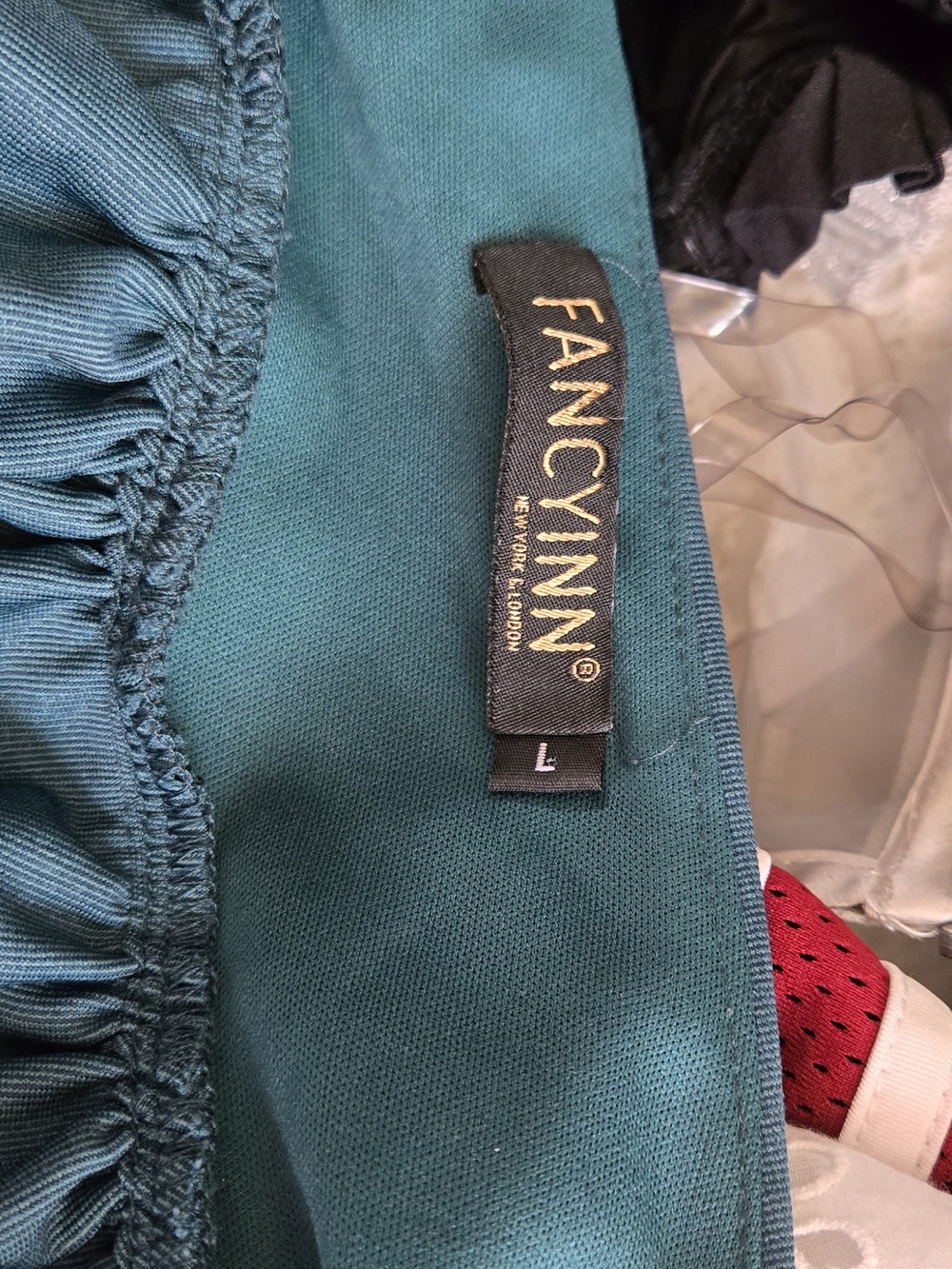 FANCYINN Teal Green Dress - Size L